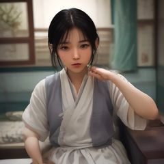 藏医药专家扎西多吉先生头像照片，身着藏族传统服饰在藏医药研究所内翻阅古籍，神情专注
